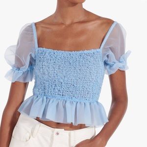 STAUD Cannon Top - French Blue - Large